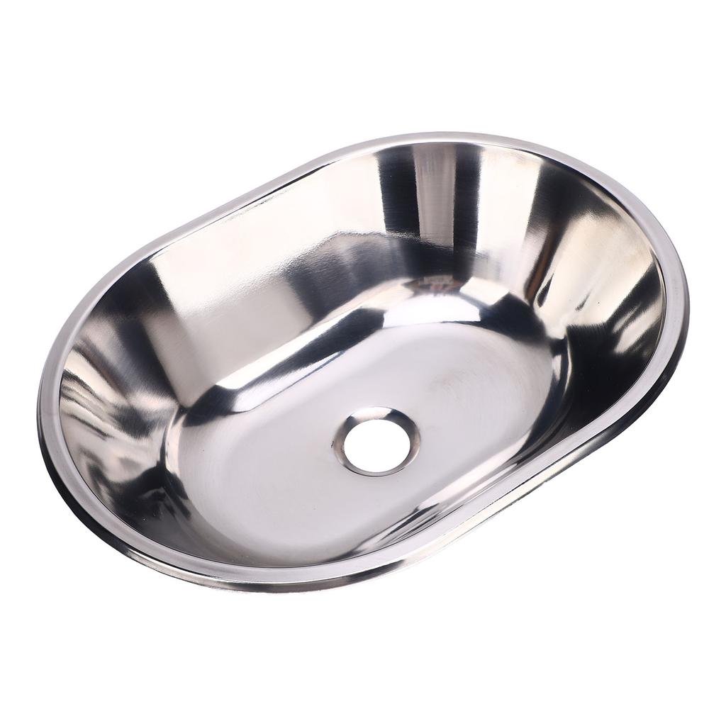 RV Bar Sink 14.72x10.79x3.94 Inch Flush Mounted Stainless Steel Kitchen Sink with 40mm Drain Hole for Boat Motorhome