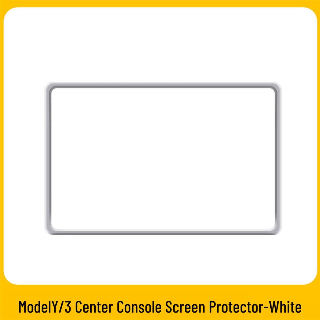 Tesla Model 3/Y Screen Protector Silicone Frame Center Console Car Accessory