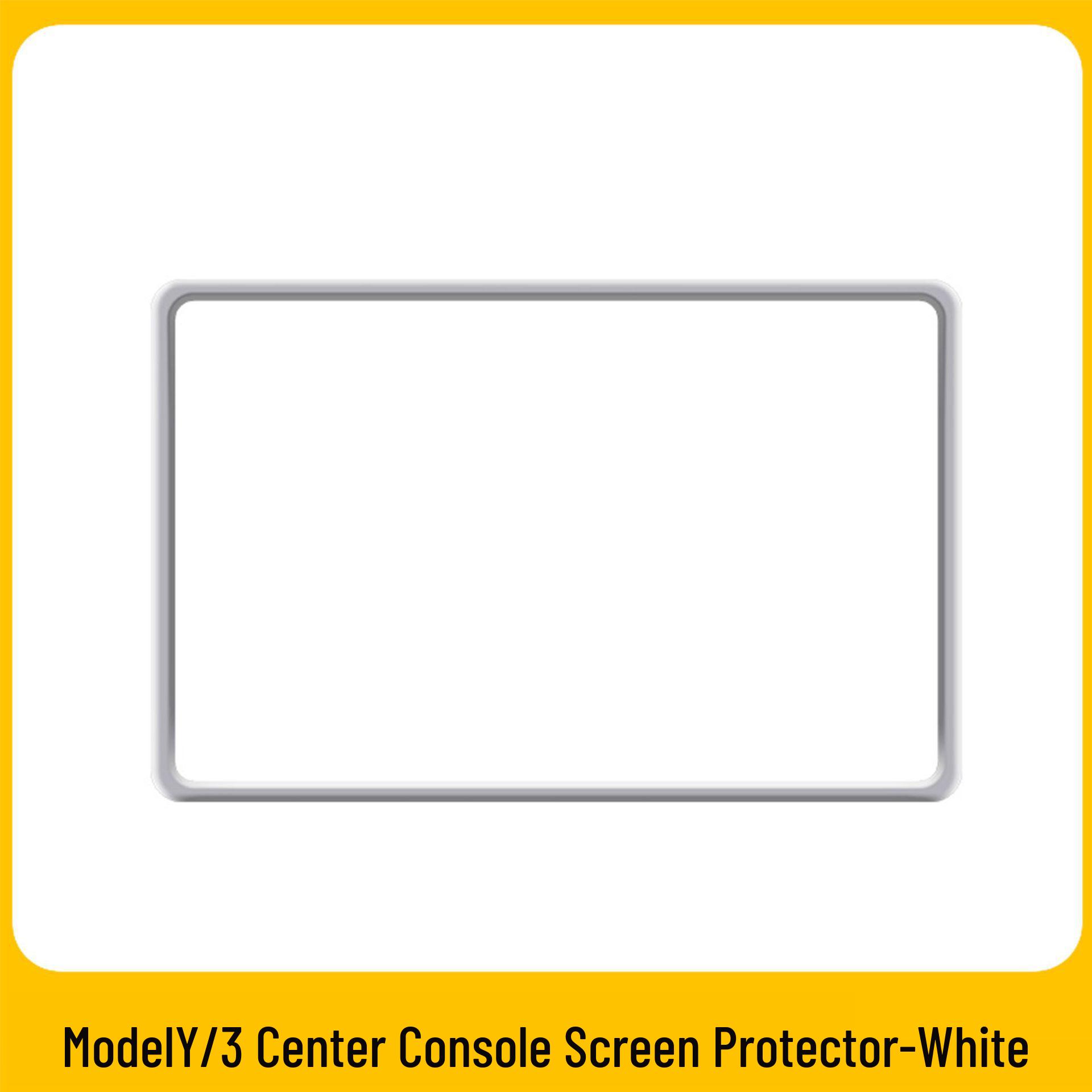 Tesla Model 3/Y Screen Protector & Silicone Center Console Frame