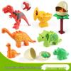 Gegele Lego-Compatible Building Blocks: Large Particles & Small Animal Accessories - Ocean, Zoo, Dinosaur Educational Toys