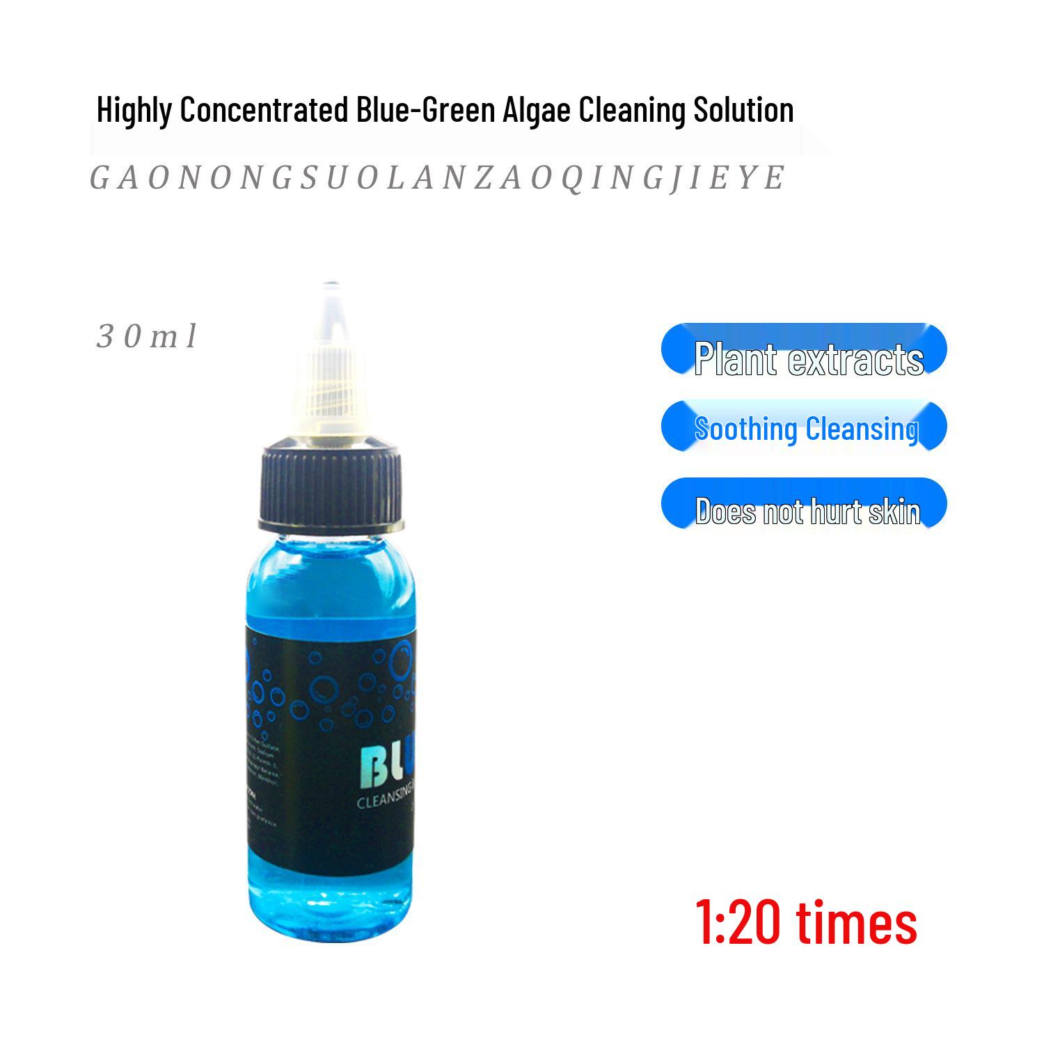 

Tattoo Blue Algae Концентрированный очищающий раствор 30 мл - Насыщенная пена Синее мыло с зелеными водорослями