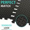 4/16Pcs EVA Foam Fitness Mat Waterproof Non-slip and Washable Yoga Mat Suitable for Home Gym with Free Side Strips Exercise Mat