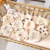 Pure Cotton U-Shaped Baby Pillow: Anti-Plagiocephaly, Sweat-Absorbent, Washable, Anti-Startle