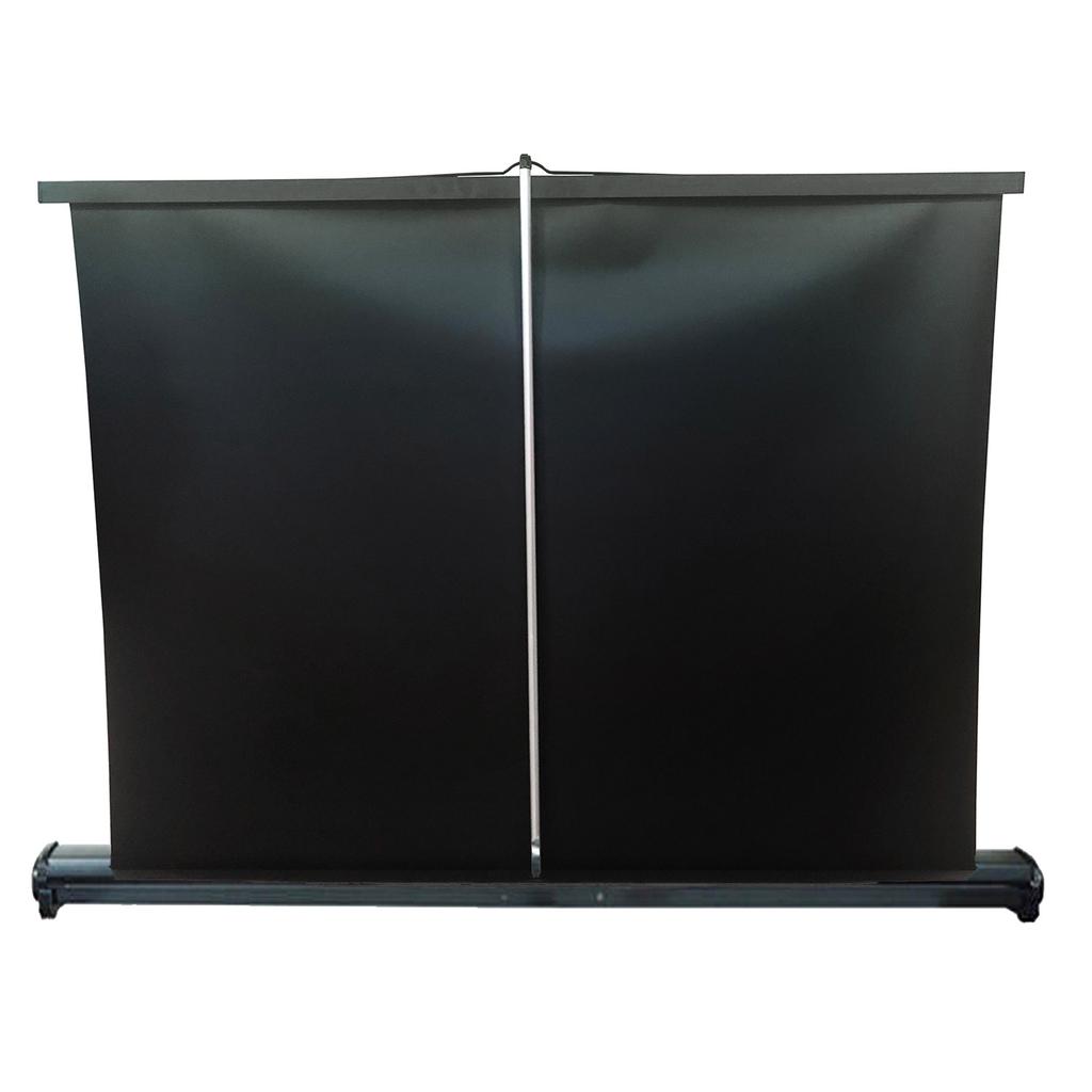 Schermo per proiettore portatile da 40 pollici con supporto da tavolo Adatto per 4 persone:Design Retrattile a 3 Proiezioni Pull-Up in Custodia di Alluminio per Proiettori Teleobiettivo