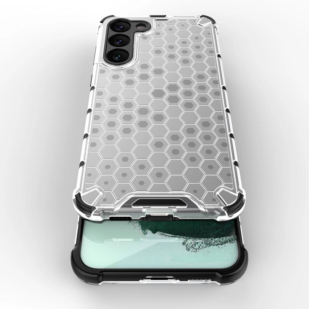 Honeycomb Etui Do Samsung Galaxy S23+ Pancerny Hybrydowy Pokrowiec Niebieskie