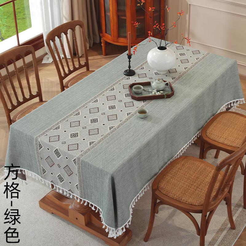 Amazon Pastoral Tablecloth Cotton And Linen Rectangular Table Flag Table Mat Coffee Table Tablecloth Table Cloth Spot