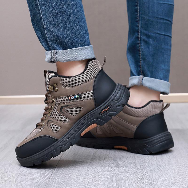 Men Winter Casual Shoes WearResistant Men s cotton thickened lined warmth anti slip wear resistant outdoors shipping 39 3350₽