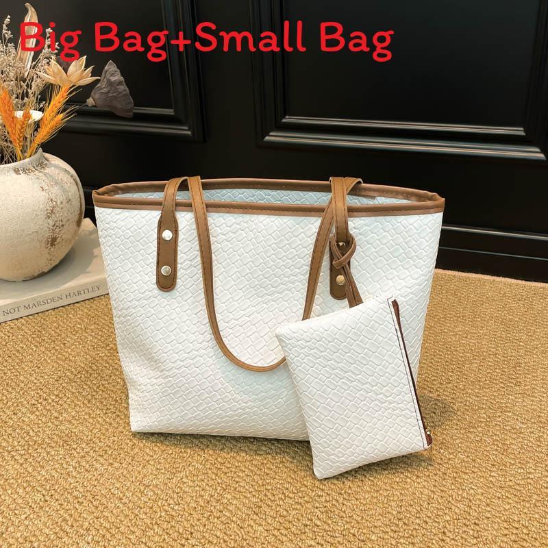 Oversized Fashion Bag With Polyester Lining And Double Shoulder Straps For Daily Wear
