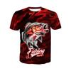 Funny Fishing T-Shirts Outdoor Hunting 3D Print Men's Women Casual Short Sleeve Oversized T Shirt Top Harajuku Tees Man Clothing