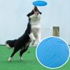 NonSlip Dog Flying Disc Chew Durable Outdoor Toy Rubber Soft Training Exercise For Active Pet