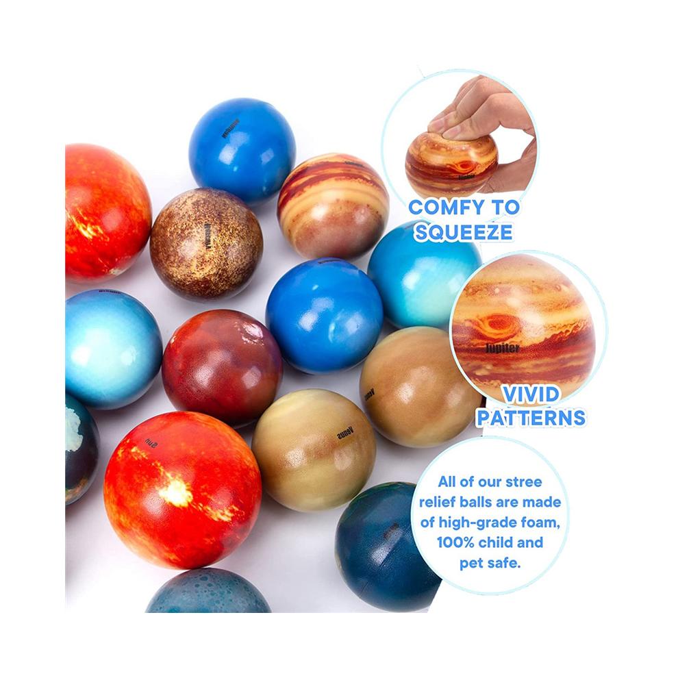 Mini Solar System Stress Balls,10PCS Planets Squeeze Balls Space Toys