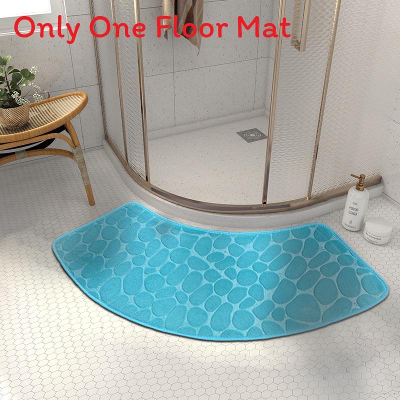 Polyester Non Slip Bathroom Mat With Absorbent Surface For Home Use