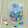 60x Colorful Metal Paper File Binder Clips 15mm Office School Supply Clip