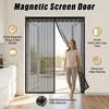 Magnetic Screen Door Curtain Mosquito and Insect-Proof Mesh Door Curtain Magnetic Sealing Device for Window and Door Screens