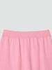 TINKNIT Frill Hem Cotton Knit Skirt_Pink