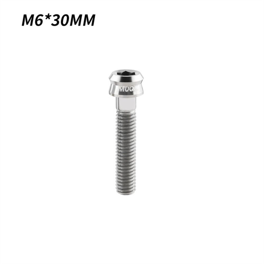 M6x30/35mm Bicycle Stem Top Cap Screw Titanium Zinc Zinc Alloy Bicycle Headset Cover Screws Road Bikes