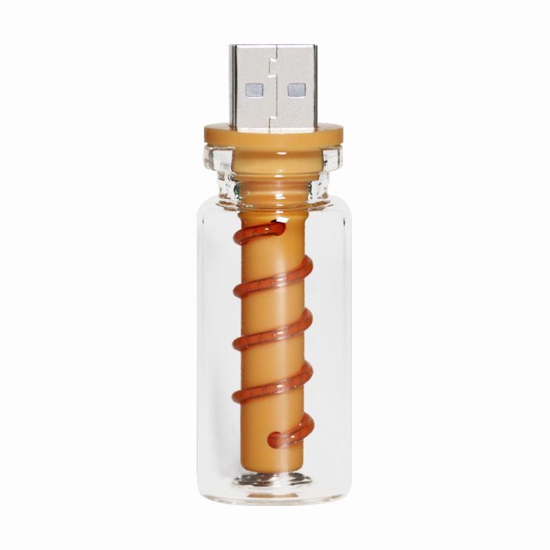 Transparent Spring Touch Dimmable USB Night Light, Portable LED Bedside Lamp