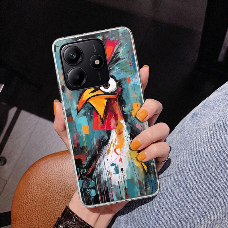 Chicken Hen Rooster Phnoe Case for Phnoe Case for Xiaomi Redmi Note 15 14 14S 13 Pro Plus 12 12S 11S 11E 10S 10 11T 5G Unique Co