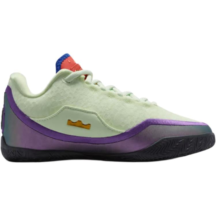 Nike Lebron 23 Low top Children's Basketball Shoes Lime Green Purple Kids' IV4796-700