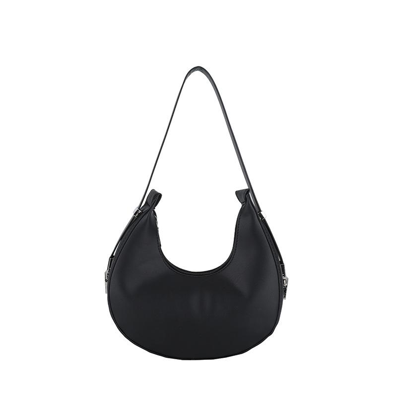 New French niche bag women s summer fashion new trendy versatile high-end texture fashion shoulder bag underarm bag чёрный