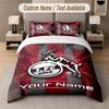 Custom Bedding Set FC Köln Pattern, Print Name Text 1 Duvet Cover plus 2 Pillowcases Home Textile