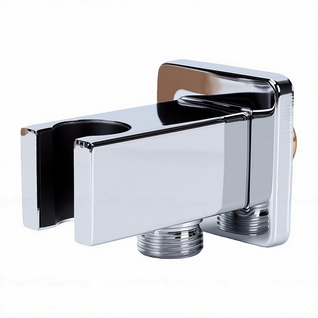 Gomito di Alimentazione a Parete con Flangia Gomito di Alimentazione Acqua con Attacco NPT 1 2 Acciaio Inossidabile per Supporto Doccia Acciaio Inossidabile