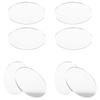 20 Pezzi Lente Specchio Forma Ovale per Specchio Trucco Fai da Te Mini Piccolo Ovale Lente Trasparente Uso Portatile Artigianato Regalo