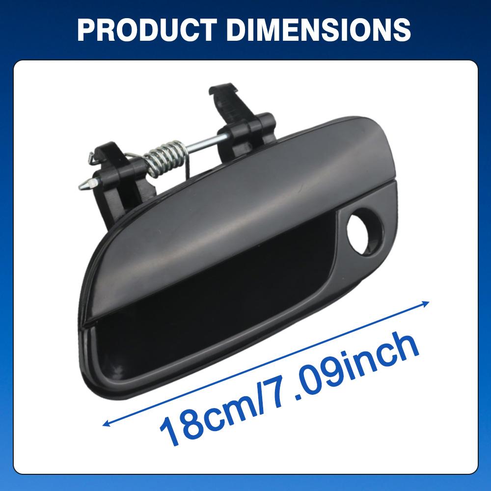 Exterior Outer Door Handle Front Rear Left Right for Hyundai Elantra 2001 2002 2003 2004 2005 2006 82650-2D000 82660-2D000