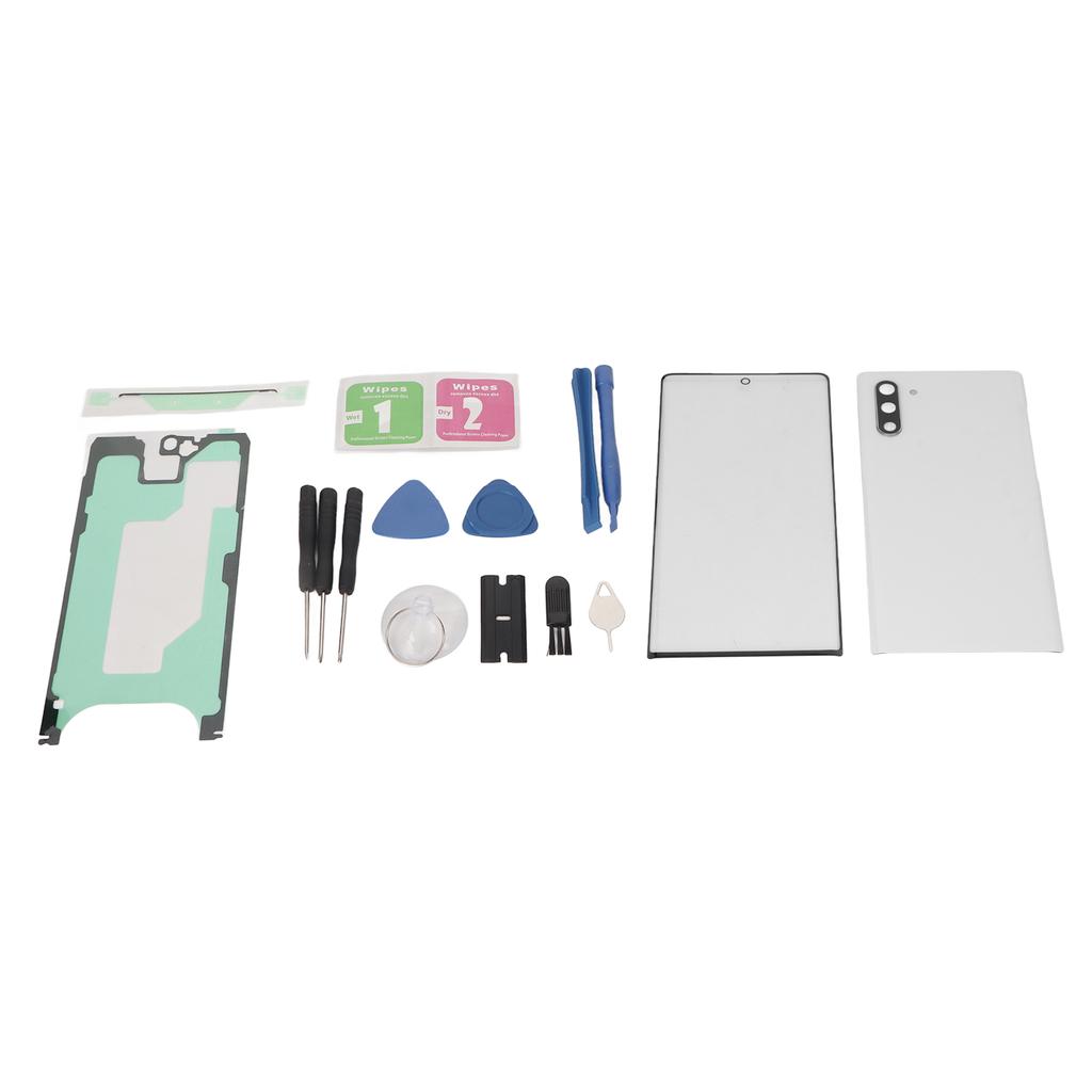 Replacement Back Glass Cover Front Screen Glass Repair Kits for Samsung Galaxy Note 10 Colorful