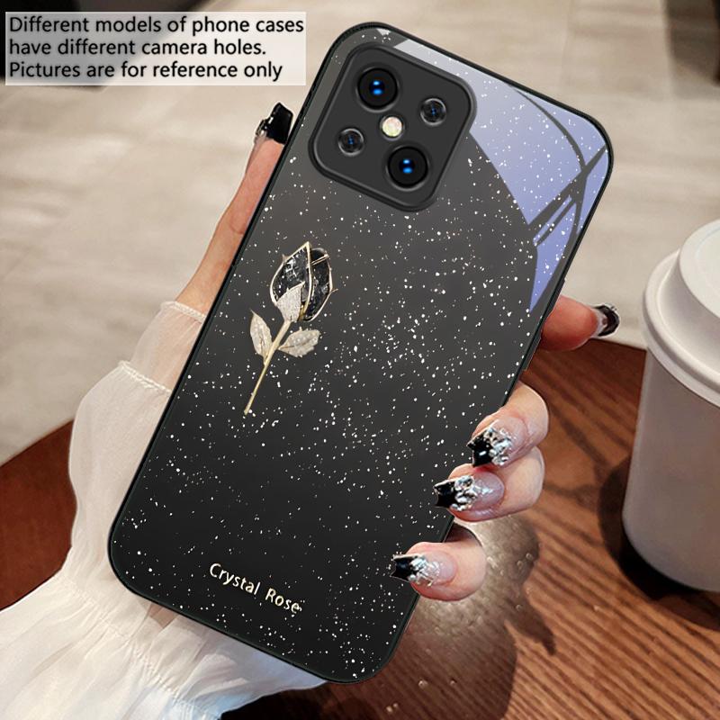 Gradientowy Fioletowy Zapachowy Dla Oppo Find X5 X8 Pro X3 Lite A72 58 73 54S F11 79 Reno 6 4Z 5G Nord N200 Szkło Hartowane Etui na Telefon
