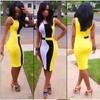 Elegant Colorful Sexy Fashion Bodycon Women Dress Sleeveless Fit Leisure Slim Design