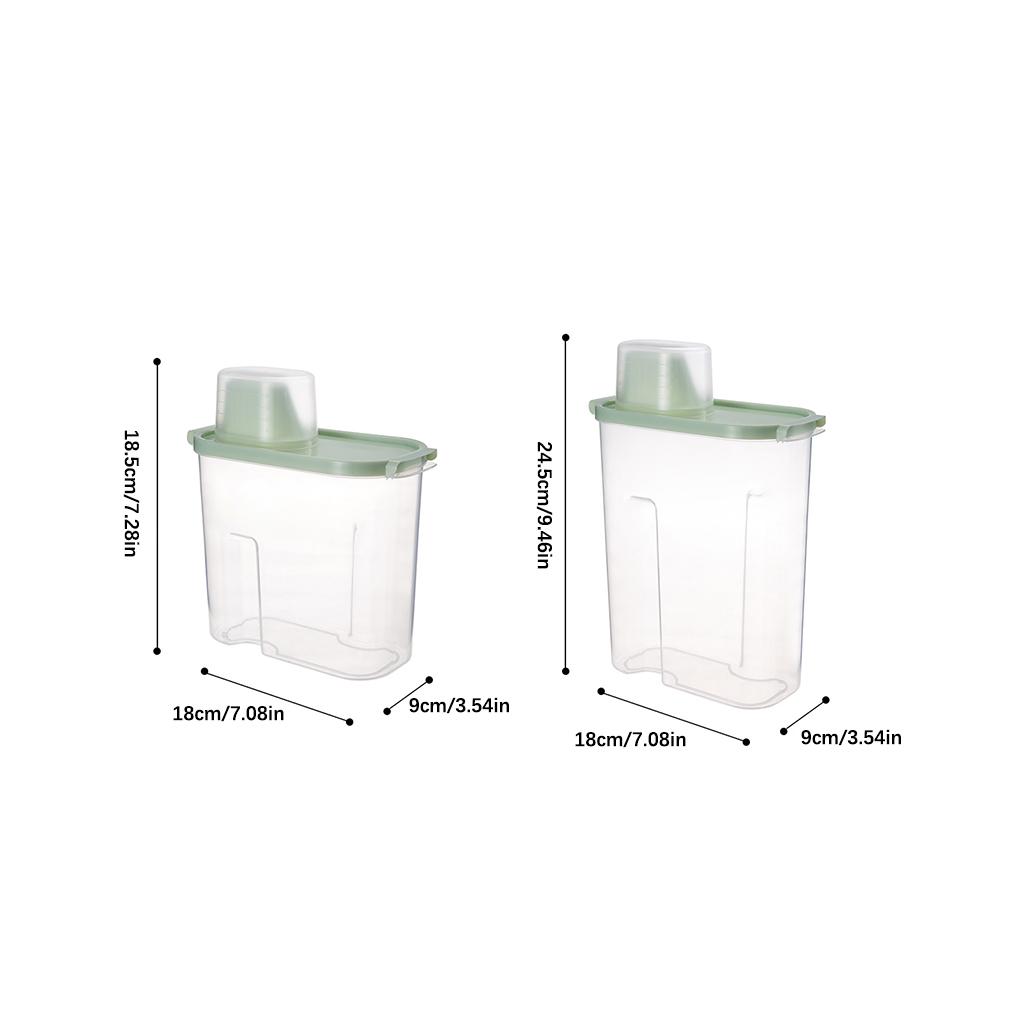 Storage Tank Home Supplies Sundries Box Fine Workmanship Transparent Exquisite Laundry Powder Kitchen Gadget Grain Container