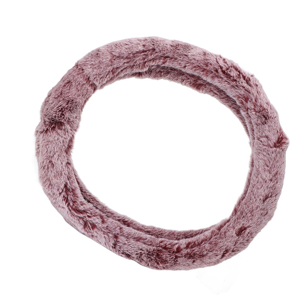 15 Inch Steering Wheel Cover Imitation Wool Plush Auto Steering Wheel or Interior Accessory for Men Women