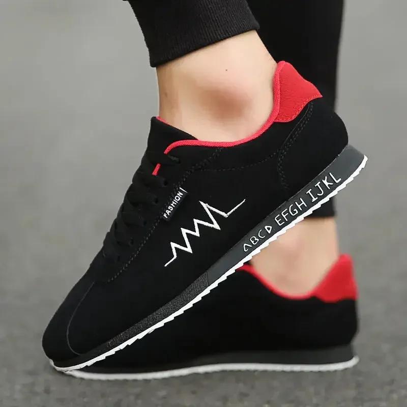 Summer Red Low Men's Sneakers Canvas Shoes Comfortable Flat Vulcanized Shoes for Men Breathable Gym Mens Zapatillas De Hombre