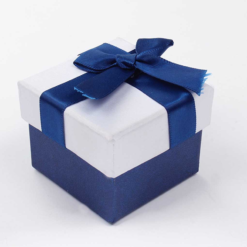 Jewelry Storage Box Necklace Ring Bracelet Case Engagement Gift Bowknot Cardboard Boxes Organizer for Displaying