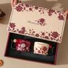 Rose Blume Sprache Keramik Tasse Paar Wasser Tasse Büro Zuhause Kaffee Tasse Neues Hochzeits Souvenir Hochzeitsgeschenk