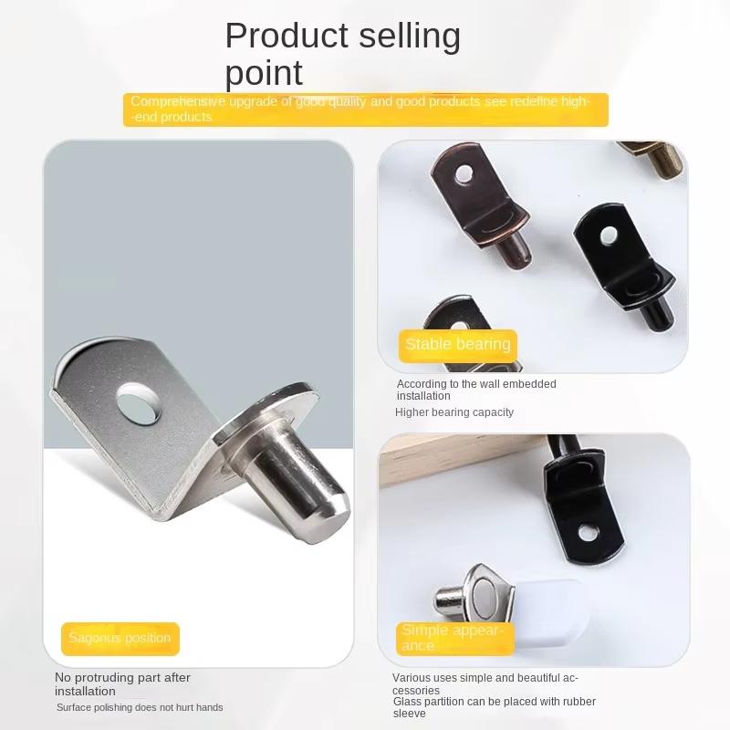 2025 Right Angle 90 Degree Corner Code L-Shaped Triangular Iron Bracket Laminated Plate Furniture Connectors Shelf Supports