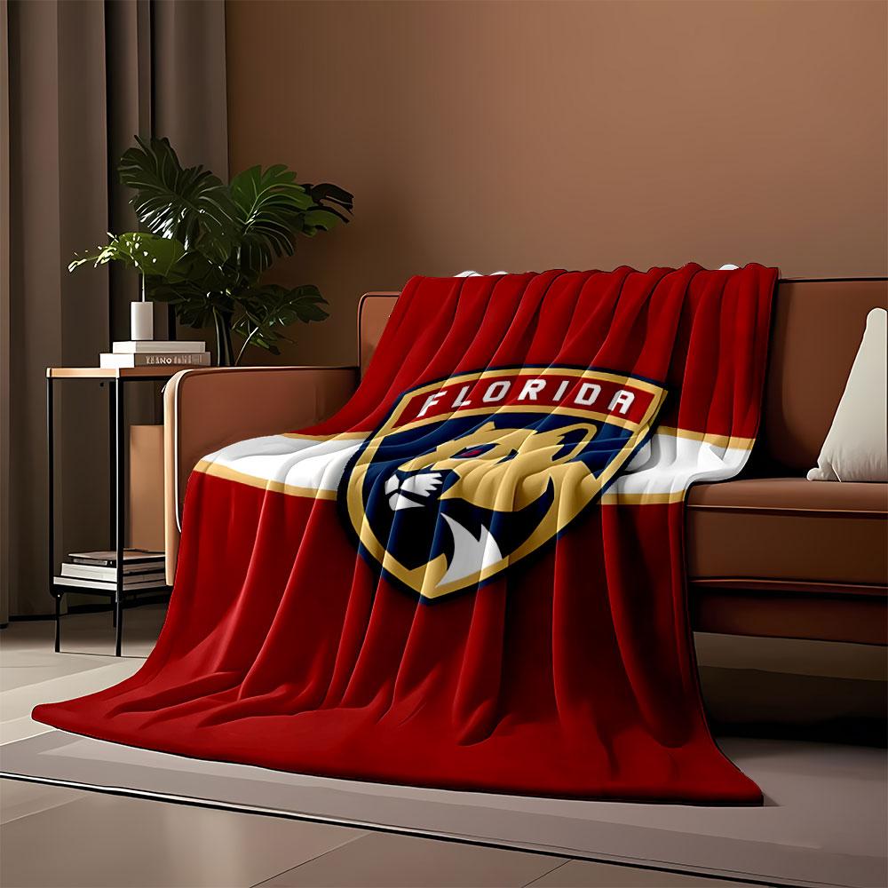 Florida Panthers Logo Blanket Print Blanket Soft and Cozy Perfect for the Living Room Bed Sofa or a Nap,gift