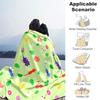 1 manta con diseño de estampado Pikmin, manta ligera para sofá, cama - Suave y cálida, regalo para todas las estaciones como Navidad, Halloween