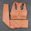 European & American Women's Butt-Lifting Seamless High-Waisted Yoga Pants & Bra Set