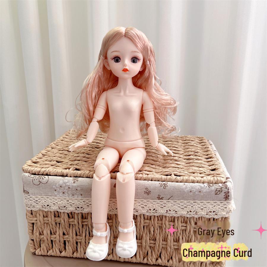 

Высококачественная кукла BJD высотой 30 см с 20 шарнирами и разноцветными контактными линзами Head + Body + Shoes (No Music)