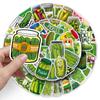 50 Dill Pickle Stickers - Waterproof, Colorful Graffiti Cartoon for Notebook, Phone & Laptop