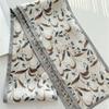 Spring new silk scarf femininity fresh mulberry silk silk scarf thin narrow long double-sided scarf streamer
