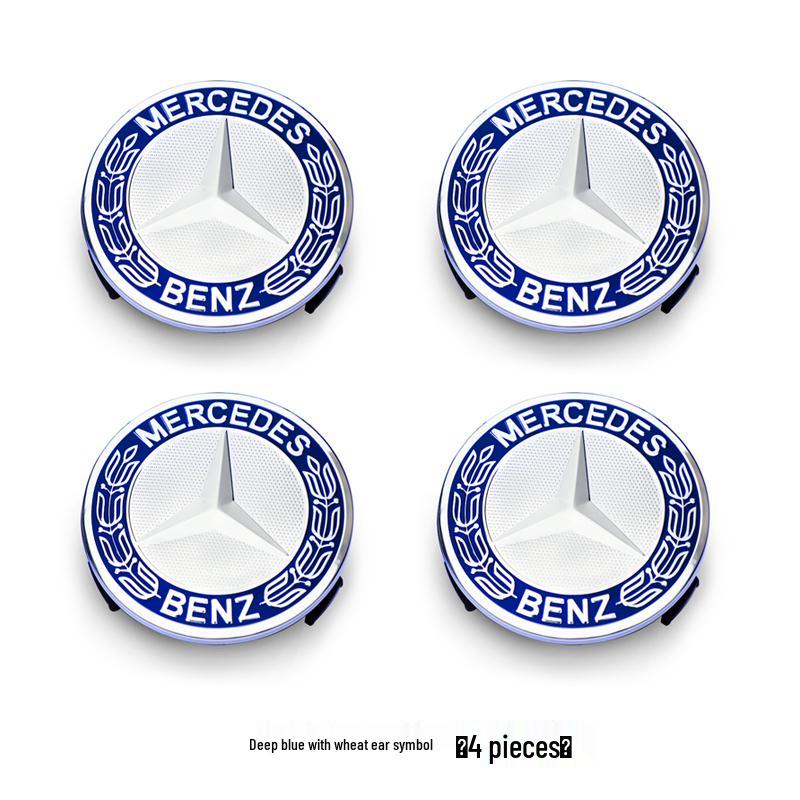 Mercedes Wheel Hub Cap Tire Logo for S, C-Class, E-Class, C200, E300L, GLS