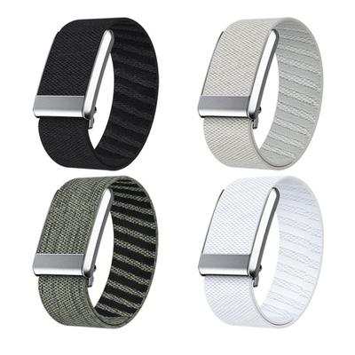 Bande de Fitness en Nylon Respirante Douce Protection de Bracelet Tracker Bracelet de Sport Réglable pour Whoop 5.0 Life MG/One Peak Femmes Hommes