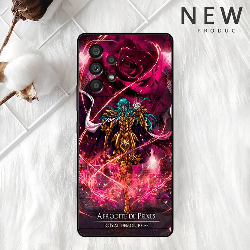 Saint Seiya Anime Case For Samsung Galaxy A54 A52 A14 5G A53 A12 A13 A71 A23 A34 A33 A21s Phone Cover
