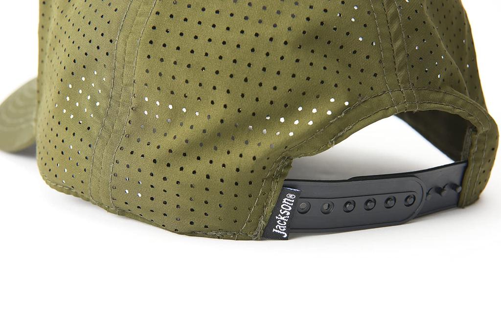 Jackson Free Size Water-Repellent Seven-Panel Cap, Khaki,