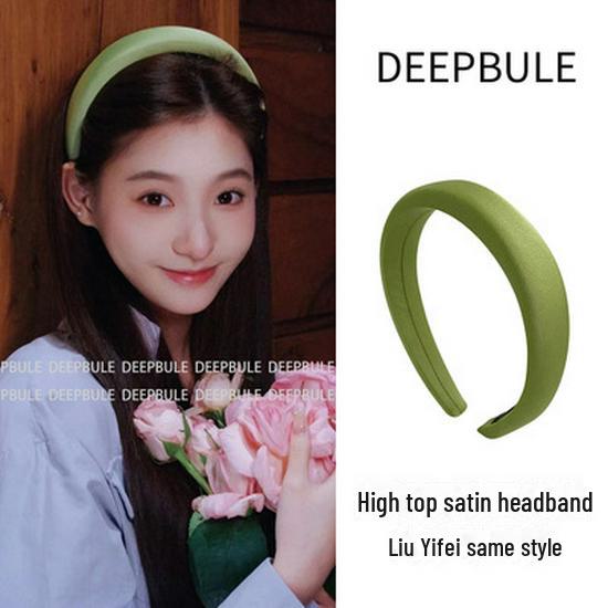 2023 Women's High-Grade Sponge Headband: Wide-Edged, High-Top Headdress, Simple Hairpin Style