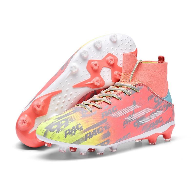 Fußballschuhe Herren High-Top Kurze Stollen Trainingsschuhe für Grundschüler Lange Stollen Jugend Kunstrasen Kinder Training