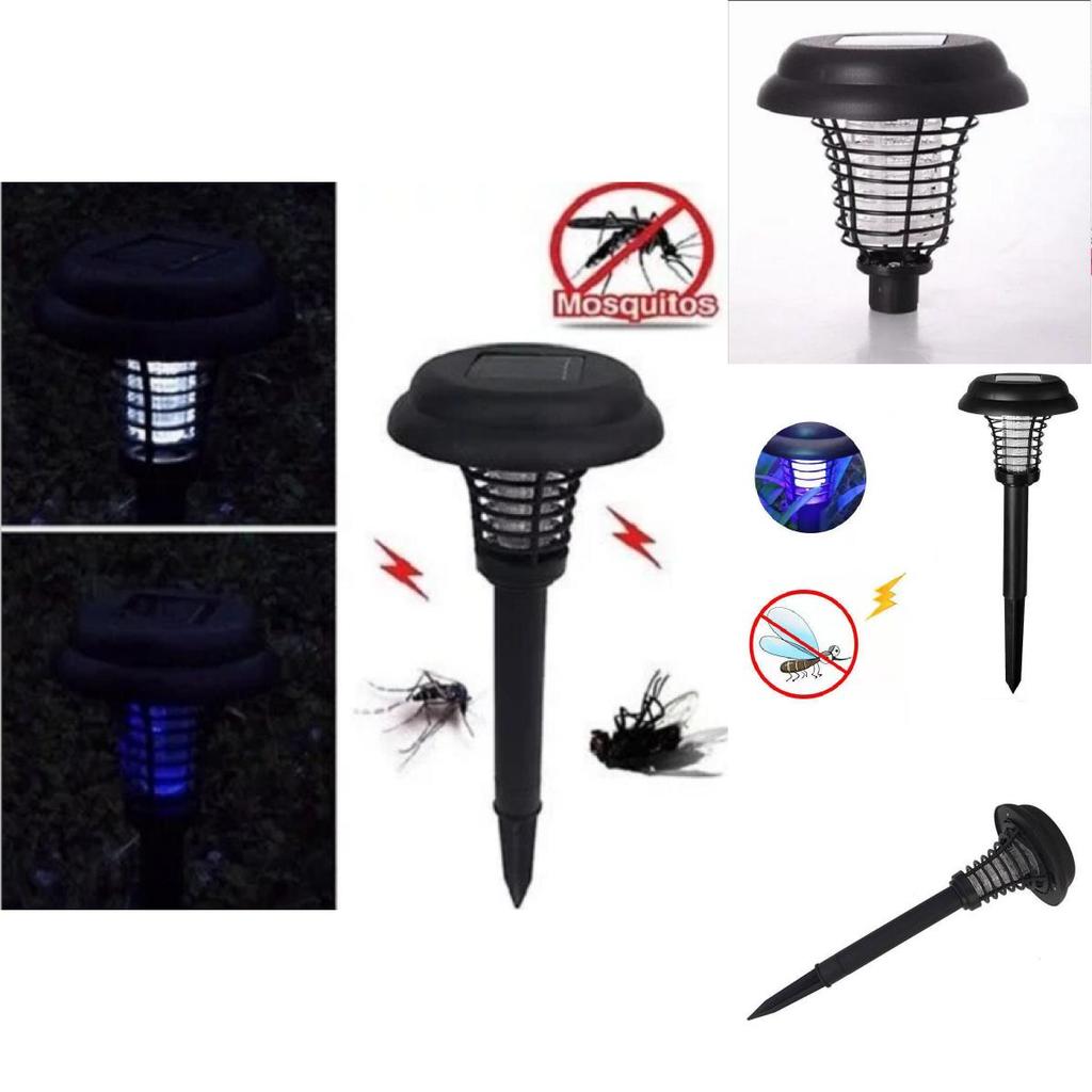 Solar Mosquito Killer Lantern Garden Outdoor Ip55 Waterproof Led Insect Trap For Yard And Patio
